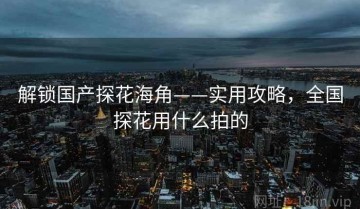 解锁国产探花海角——实用攻略，全国探花用什么拍的