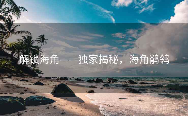 解锁海角——独家揭秘,海角鹡鸰 解锁海角——独家揭秘,海角鹡鸰