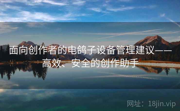 面向创作者的电鸽子设备管理建议——高效、安全的创作助手